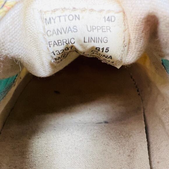 Polo Ralph Lauren Canvas Slip On Shoe Floral Hawaiian - 14D - Picture 7 of 7